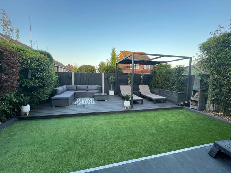 Patio Garden Design and installed in Bacup, Rossendale