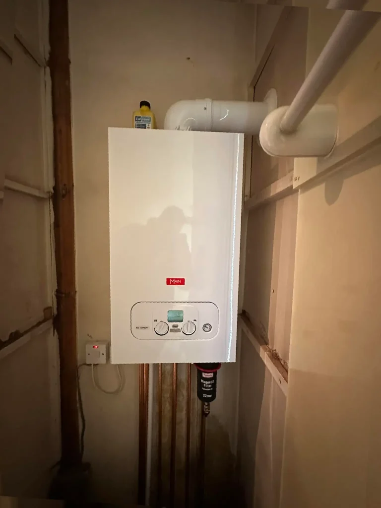 Cebtral Heating boiler installation