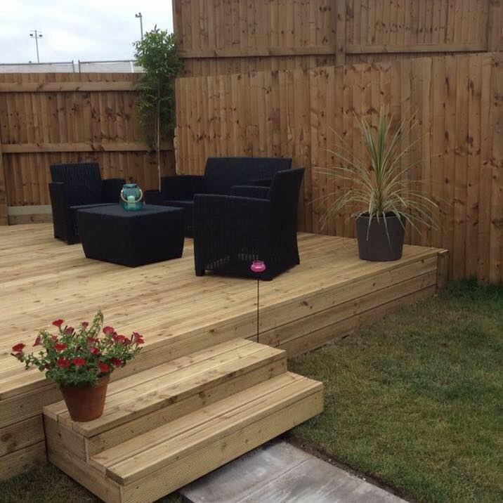 Wooden Decking and Fencing installation