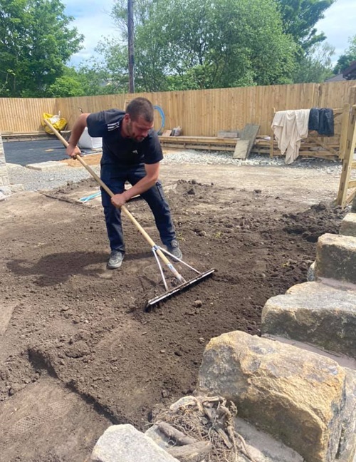 Laying Decking foundations